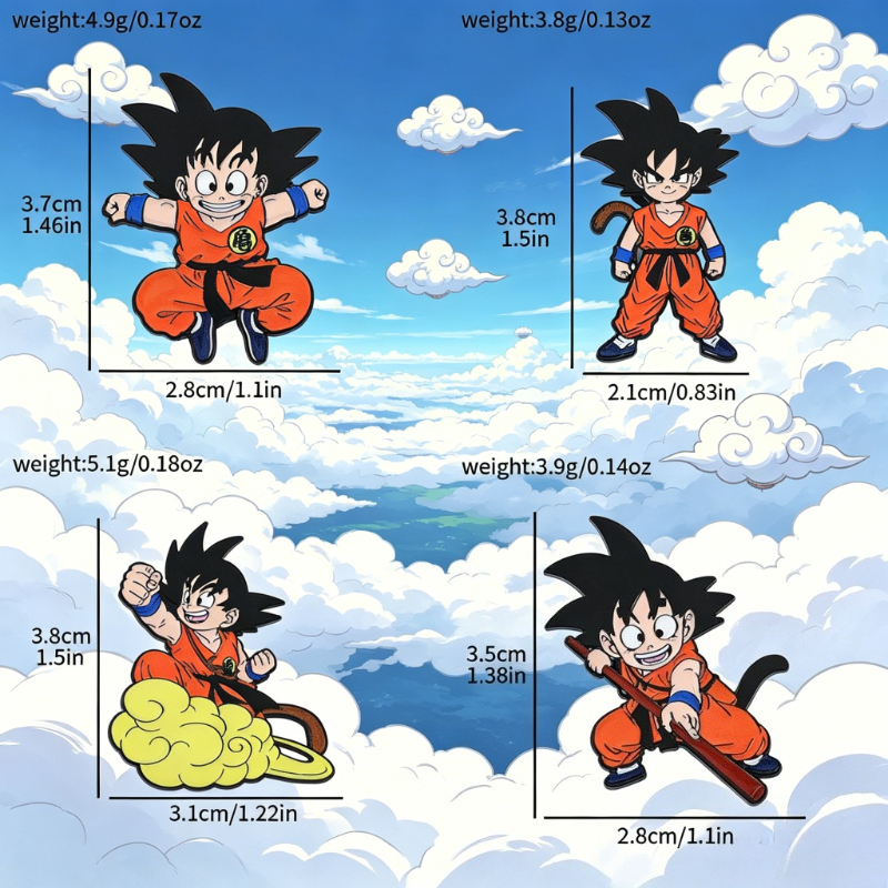 Anime Merchandise Wholesale - Dragon Ball Son Goku cute metal