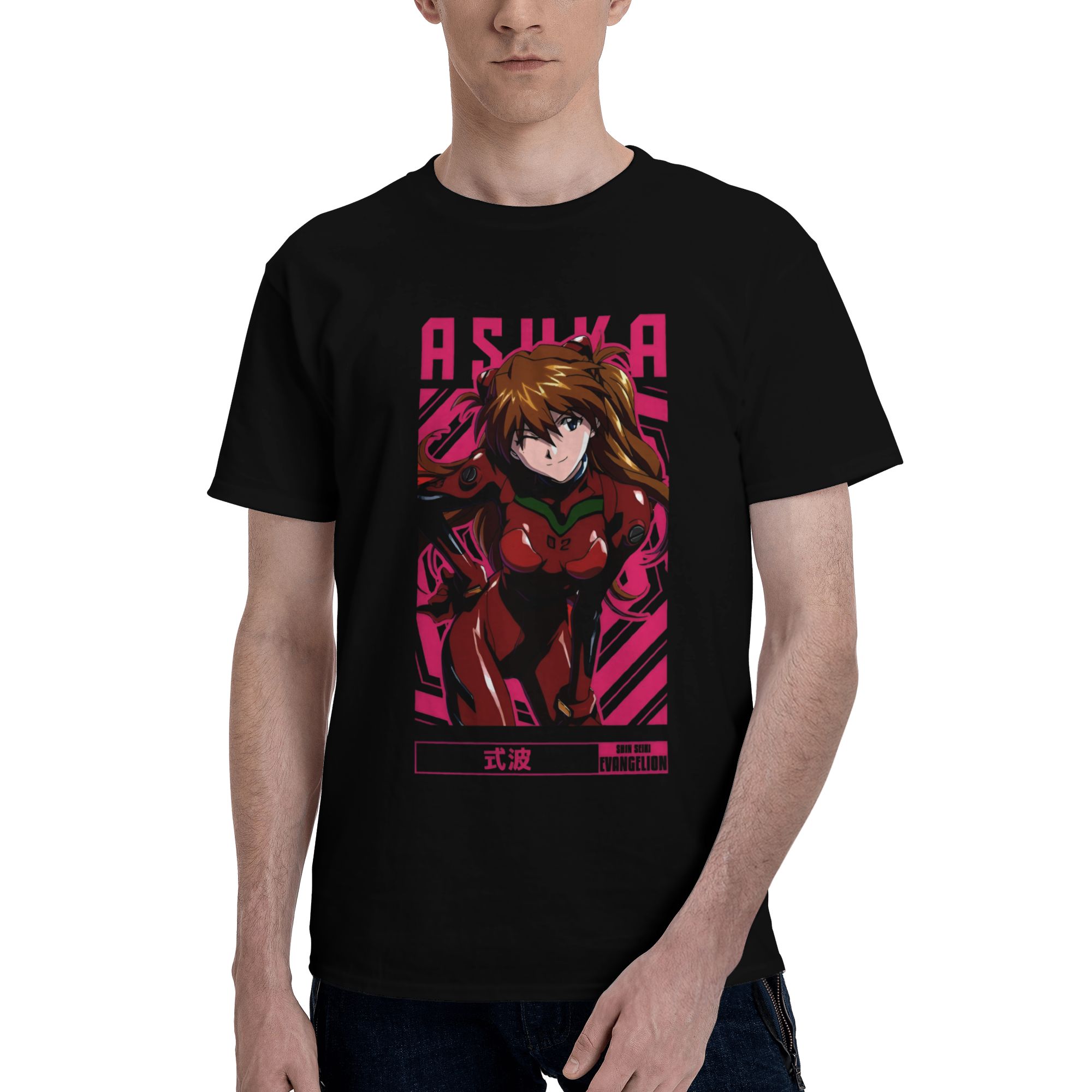 Anime Merch Ideas - E-Evangelions Tshirt Men Fashion Tees Top