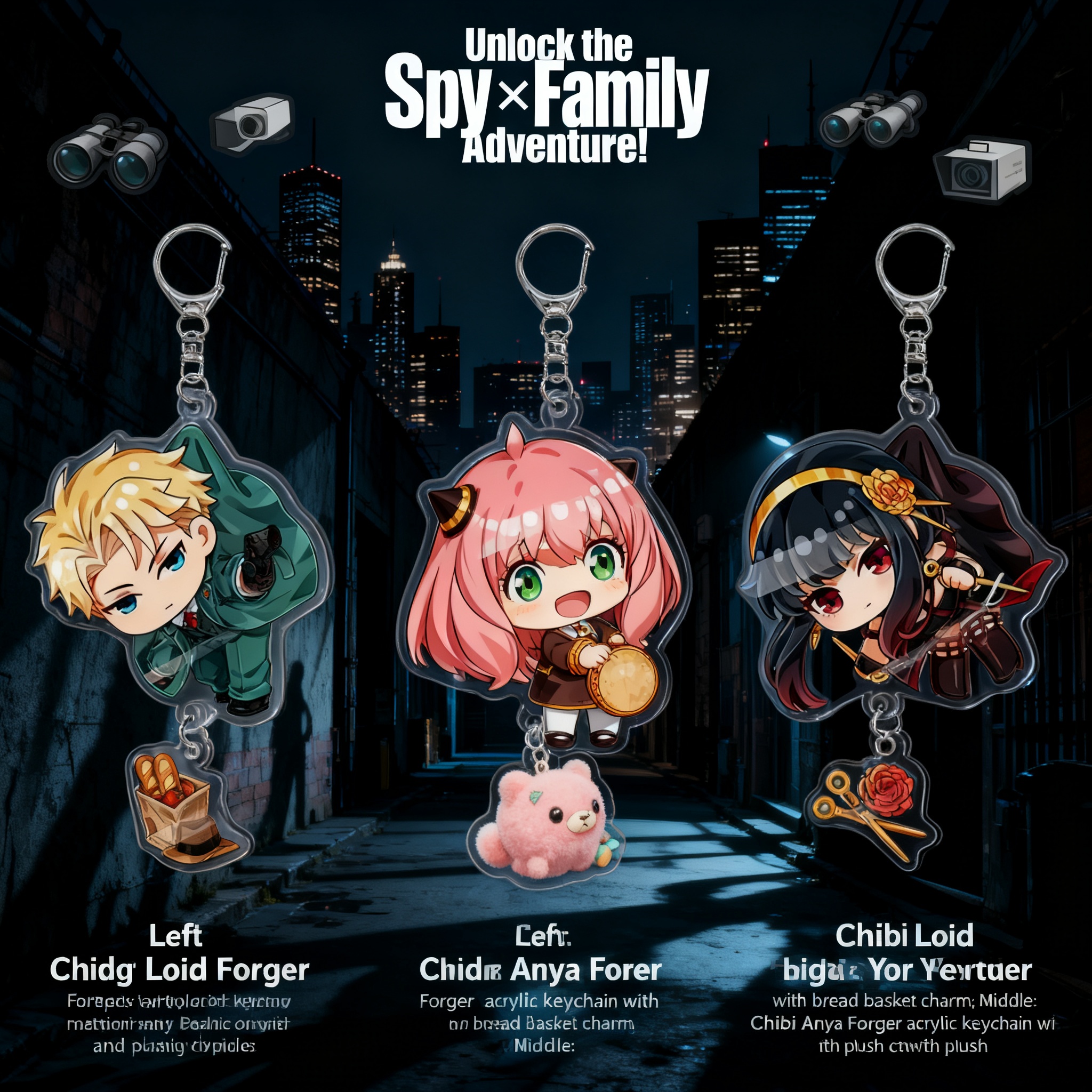 SPY×FAMILY Acrylic Desk Stand  - Anime Merchandise Licensing บทวิจารณ์และราคา