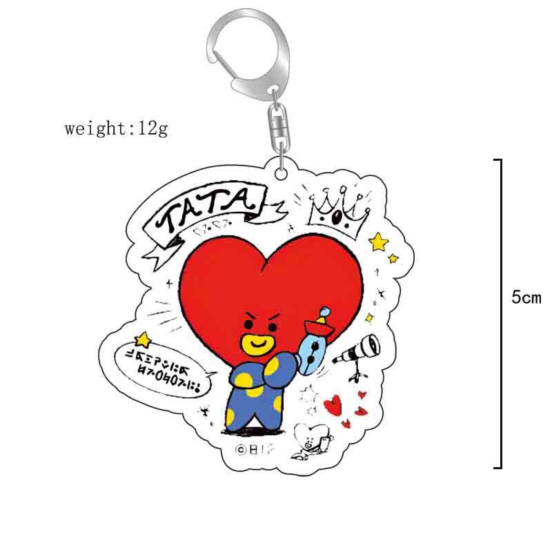 BT21 anime cartoon cute acryli - Anime Merchandise Wholesale บทวิจารณ์และราคา