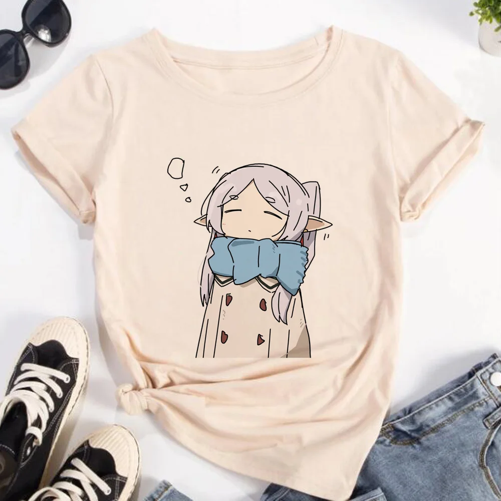 Frieren Tshirt Women Streetwea - Frieren Anime Merchandise บทวิจารณ์และราคา