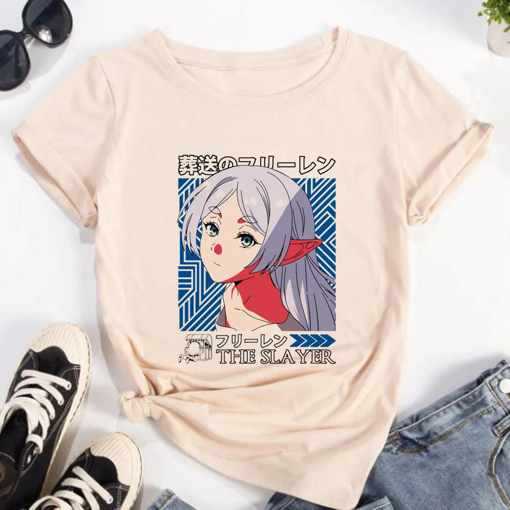 Frieren Tshirt Women Streetwea - Frieren Anime Merchandise บทวิจารณ์และราคา