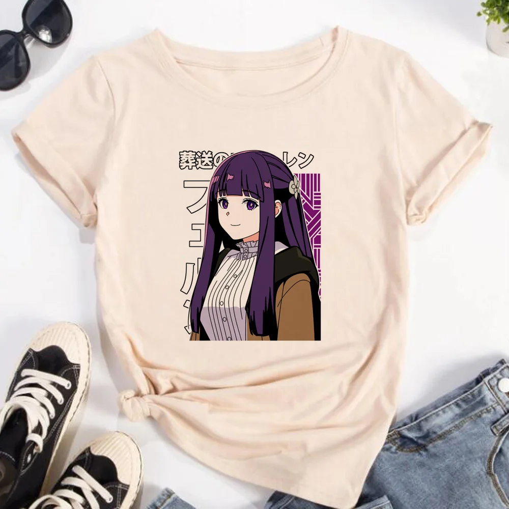 Frieren Tshirt Women Streetwea - Frieren Anime Merchandise บทวิจารณ์และราคา